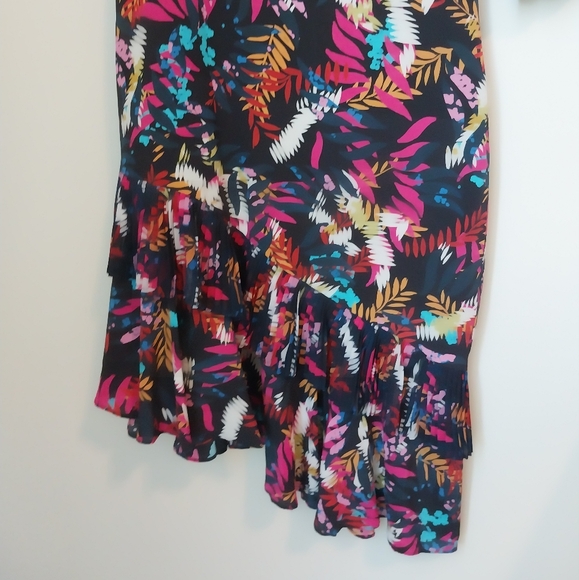 SALONI LEXI  SILK DRESS SIZE 2 - Picture 6 of 9